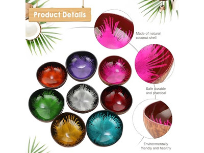 चम्मच के साथ कटोरा सलाद उपहार रेजिन लकड़ी निर्माता वियतनामी लेपित कटोरे आटा