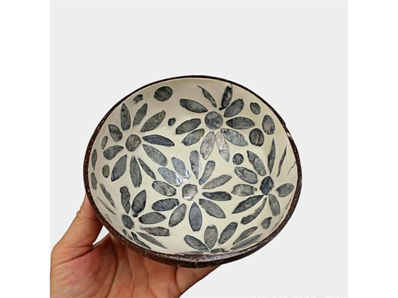 नारियल कटोरा पार्टी सजावट इको-फ्रेंडली सेट 36 वॉबल फ्री ऑल नैचुरल