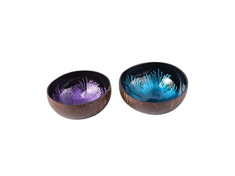 नारियल कटोरा पैटर्न खोल सलाद कस्टम निर्मित कटोरे अच्छी गुणवत्ता उच्च