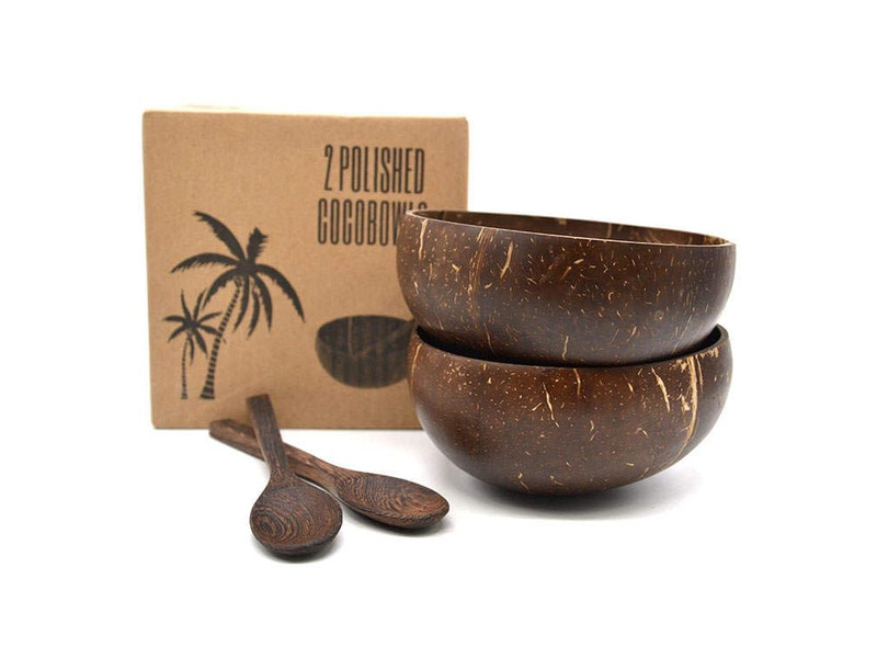 नारियल के कटोरे फैक्ट्री आइसक्रीम कटोरा शिल्पित मिठाई लाह पुन: प्रयोज्य