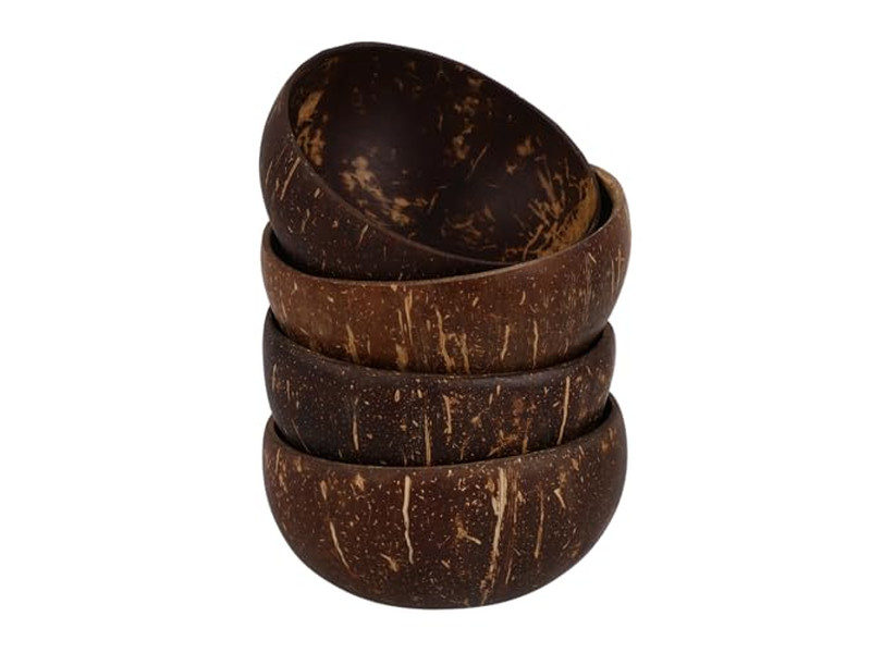 रात का खाना नारियल कटोरा खाली कटोरे मैनुअल हस्तशिल्प खोल स्पूम छोटा साधारण