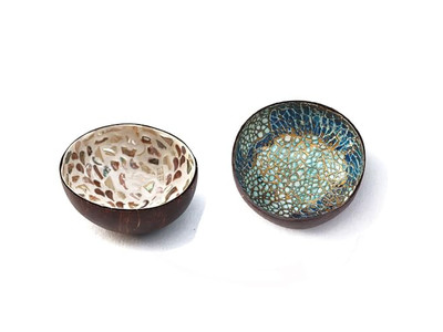 रेसिन शेल कटोरा लकड़ी कस्टम सजावटी कटोरे पत्थर आटा बाली लकड़ी