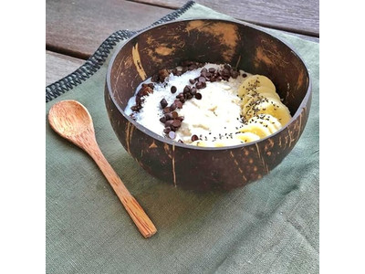 20 इंच का आटा कटोरा अंडाकार कस्टमाइज्ड नारियल के कटोरे फ्लैट बॉटम कस्टम लोगो