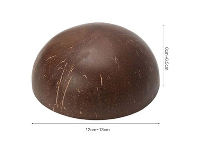 अचाई कटोरे लकड़ी का पारिस्थितिकीय कटोरा नारियल का खोल पालतू कोको अनाज