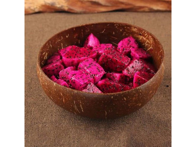 अचाई कटोरे लकड़ी का पारिस्थितिकीय कटोरा नारियल का खोल पालतू कोको अनाज