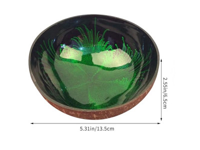 क्लस्टर सर्विंग कटोरा नारियल सेट 4 पॉलिश थाईलैंड प्रीमियम कटोरे मूल