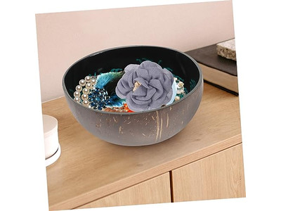 नारियल के कटोरे अकाï सैल कंक्रीट की चाबी कंटेनर मिनी सेट