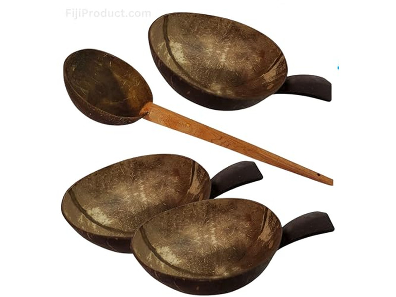 नारियल के छिलके का हस्तशिल्प लाहयुक्त खोल लाहयुक्त नारियल के कटोरे