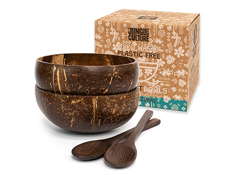 कौकंट कटोरा नारियल कटोरे नारियल नारियल कप खोल मोमबत्ती रसोई भंडारण