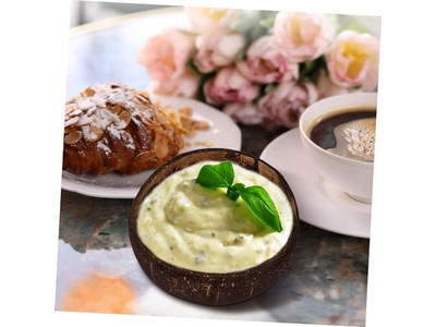 रात का खाना नारियल कटोरा खाली कटोरे मैनुअल हस्तशिल्प खोल स्पूम छोटा साधारण