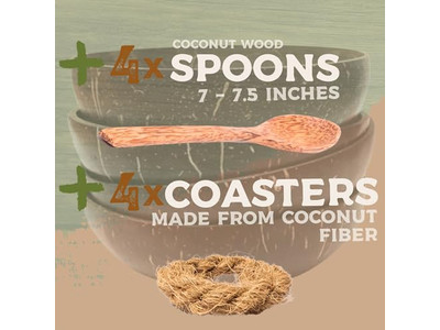 मैक्रामे नारियल कटोरा प्रिंटेड खोल 8 इंच खाली खोल 6 फूल