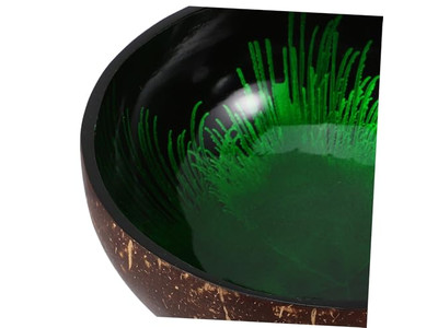 थाईलैंड प्राकृतिक कटोरा एकेशिया सलाद सेट खाद्य सुरक्षित नारियल रंगीन कटोरे