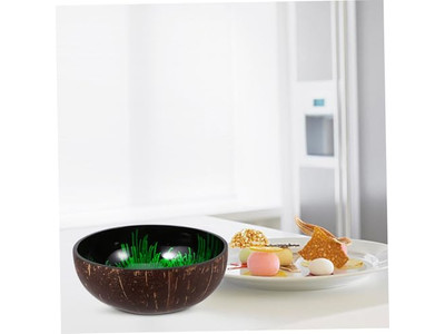 थाईलैंड प्राकृतिक कटोरा एकेशिया सलाद सेट खाद्य सुरक्षित नारियल रंगीन कटोरे